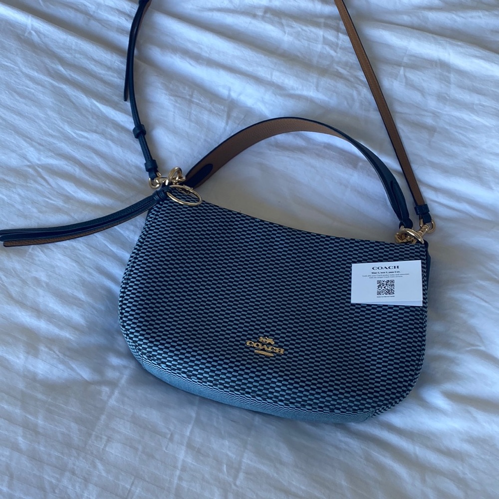 coach legacy jacquard sutton crossbody